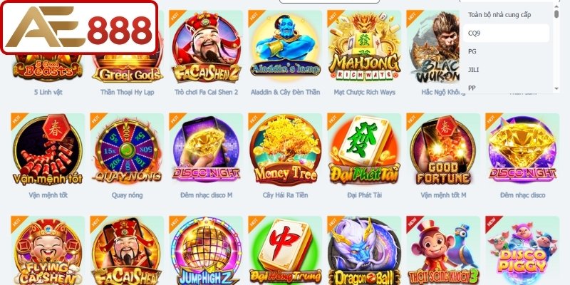 CQ9 Gaming với nhiều tầng Jackpot 