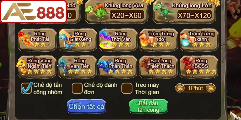 Mẹo chinh phục tựa game game săn Khủng Long